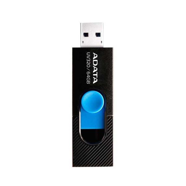 Adata-UV320-64GB-black-1 Adata UV320 64GB black 1 فلش مموری USB 3.1 ای دیتا مدل UV320 ظرفیت 64 گیگابایت