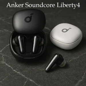 هندزفری بلوتوثی انکر مدل Soundcore Liberty 4 در رنگ های سفید و مشکی