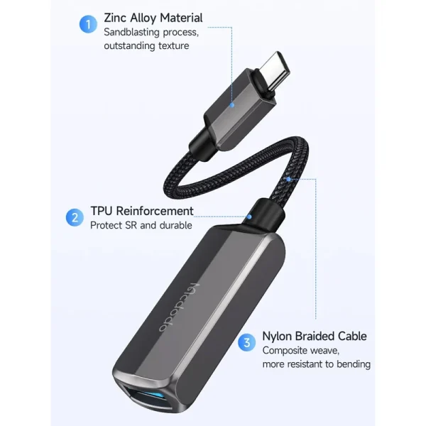 CA-283-1 30aca6c3f1fa285f753b8a940f11c24693192faa 1719335257 مبدل USB-C به USB مک دودو مدل CA-283