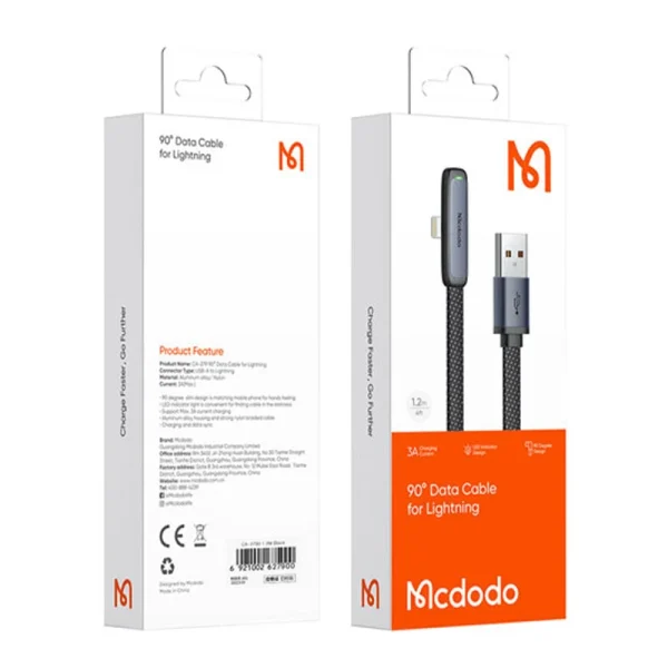 57ca43eb1fd930e36f49376480e6b774086a5a86 1688974395 کابل تبدیل USB به لایتنینگ مک دودو CA-2791