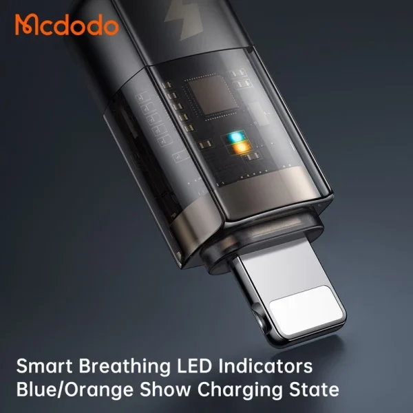 9ecd53ed399bac9e9cea15e923b09add6fd0cf3d 1680465543 کابل تبدیل USB-C به لایتنینگ مک دودو مدل CA-3161
