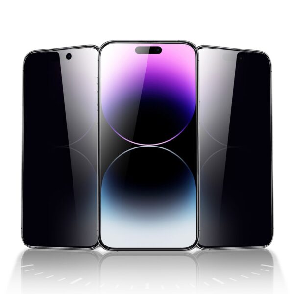 Green Lion 9H Steve Privacy Screen Protector for iPhone 15 Series Black 7