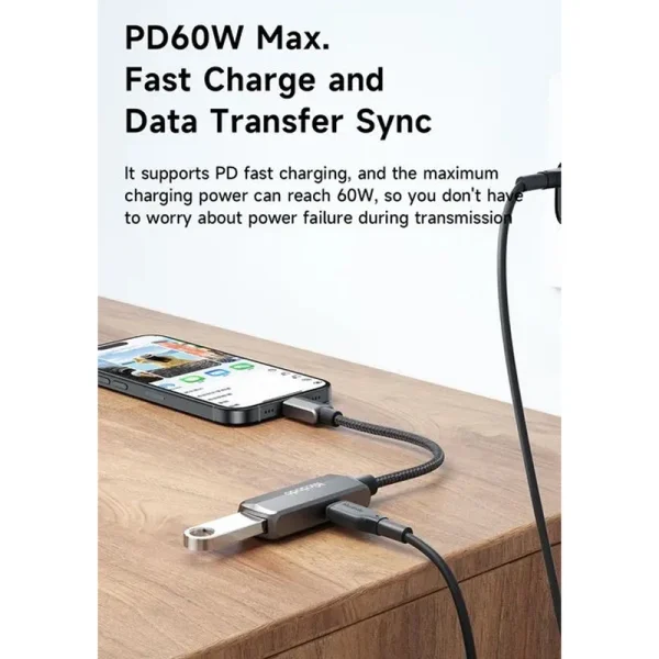 CA-283-2 dcf525c724e2621e797b270cf0b19e70fb92f76a 1719335260 مبدل USB-C به USB مک دودو مدل CA-283