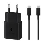 شارژر دیواری 15 وات سامسونگ مدل 15W PD Power Adapter با کابل اصلی