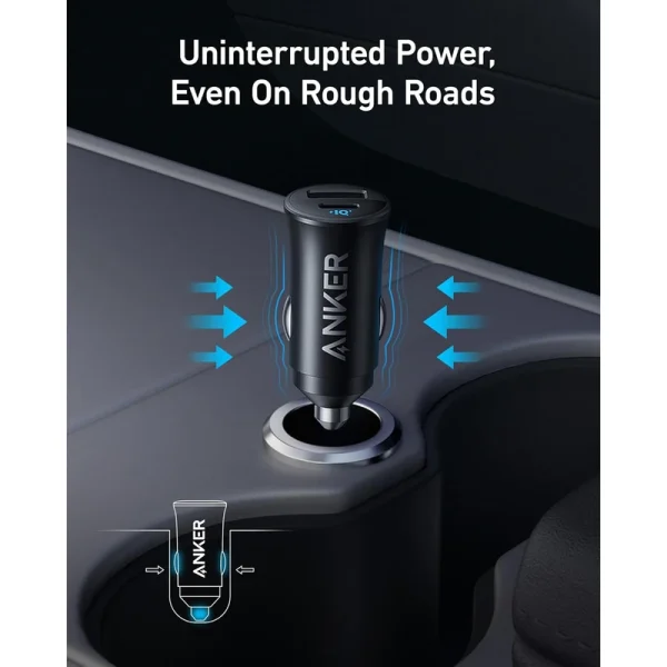 Anker A2741 3 شارژر فندکی 30 وات 2 پورت انکر مدل A2741
