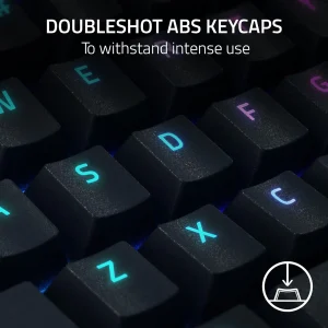 کیبورد مکانیکال گیمینگ ریزر BlackWidow V4 X Green Switch 2 کیبورد مکانیکال razer Blackwidow v4 x کلید ها