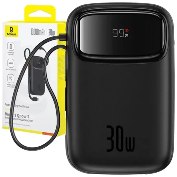 28896197 8b92 4291 bf24 85bce1b46b01 پاوربانک بیسوس مدل Qpow2 30W ظرفیت 20000 میلی آمپر
