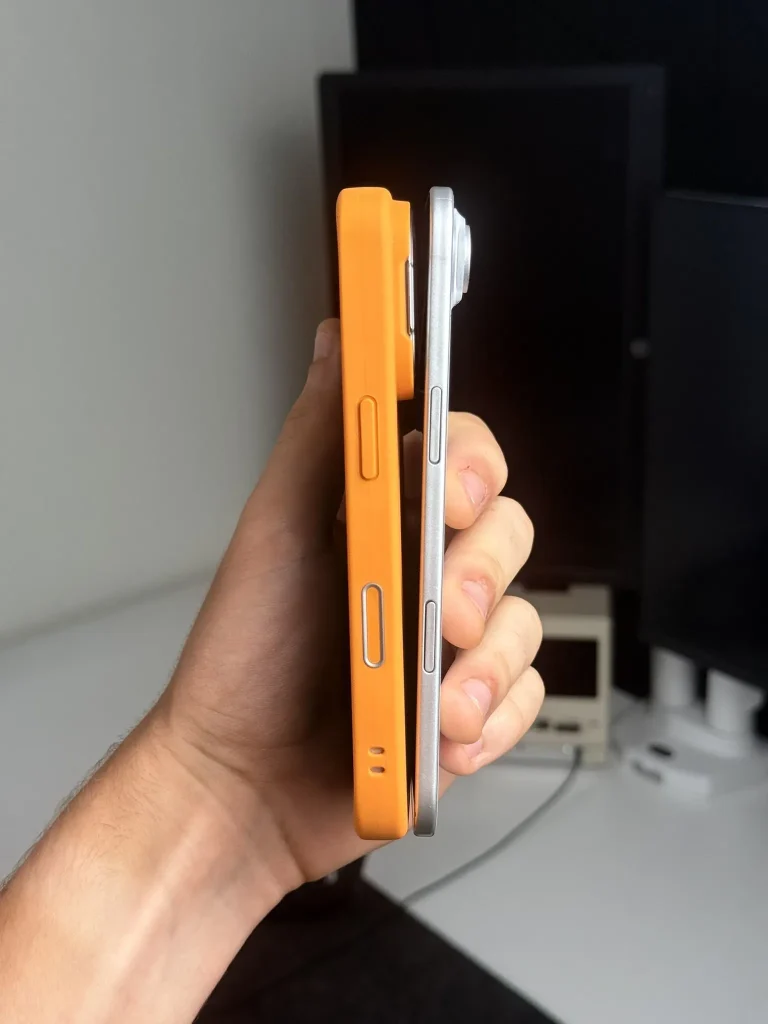 مقایسه آیفون 17 air با ایفون 17 pro max به همراه قاب