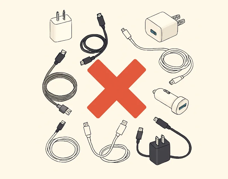 10 mistake when buying chargers and cables
