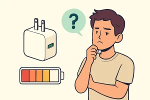 10 اشتباه رایج هنگام خرید شارژر و کابل موبایل 1 Ignoring the charger output power