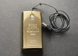موس عجیب Gold Bullion Mouse – موس شمش طلا