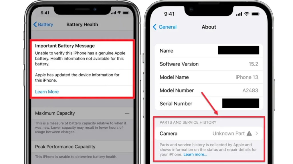 iphone uknown error part در زمان خرید آیفون باید به چه نکاتی توجه کنیم؟