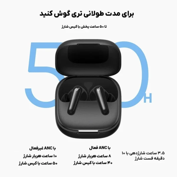 Anker Soundcore R60i NC D1202 3 هندزفری بلوتوثی انکر مدل Soundcore R60i NC D1202