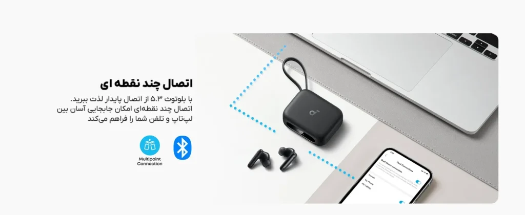 anker soundcore p41i a3937 11 هندزفری بلوتوثی انکر مدل Soundcore P41i A3937