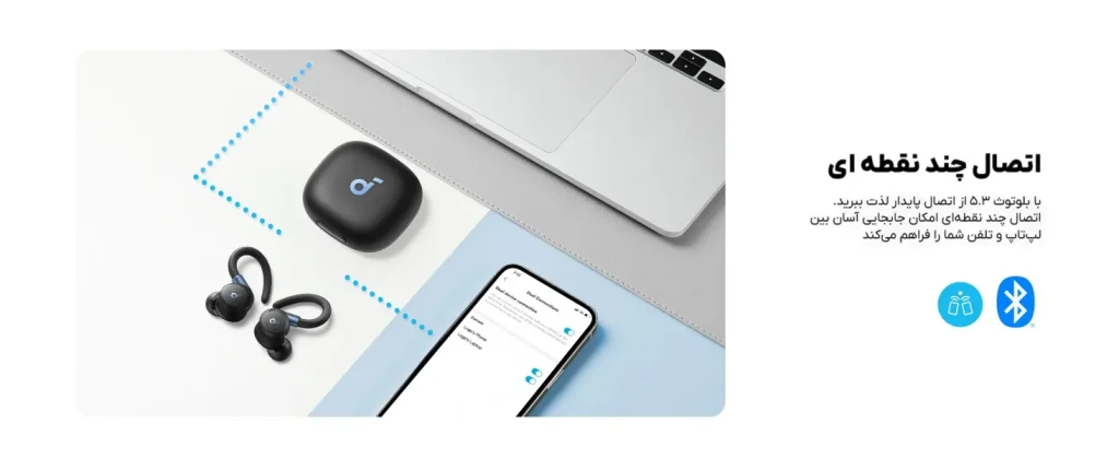anker soundcore sport x20 a3968 7 هندزفری بلوتوثی انکر مدل Soundcore Sport X20 A3968