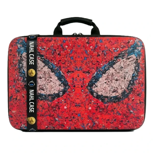 Nahl PS5 Slim Carry Case SpiderMan Eye کیف حمل پلی استیشن 5 Nahl طرح چشم Spider Man