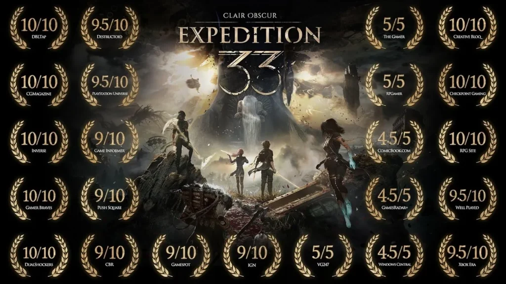 clair obscur expedition 33 game disk for ps5 used awards دیسک بازی Clair Obscur: Expedition 33 مخصوص پلی استیشن 5 - کارکرده