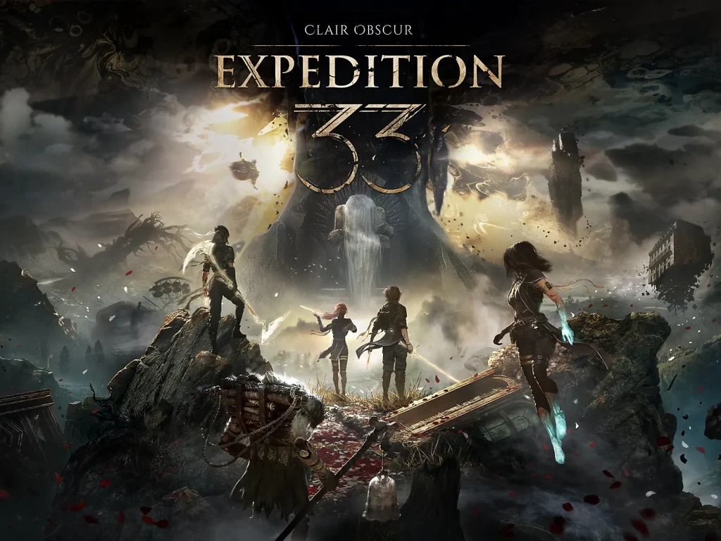 clair obscur expedition 33 game disk for ps5 used keyart دیسک بازی Clair Obscur: Expedition 33 مخصوص پلی استیشن 5 - کارکرده