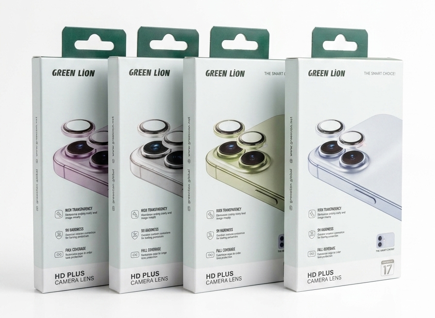 محافظ لنز گرینلاین آیفون ۱۷ نرمال مدل HD Plus 1 greenlion hdplus camera lens protector iphone 17 محافظ لنز گرینلاین آیفون ۱۷ نرمال مدل HD Plus