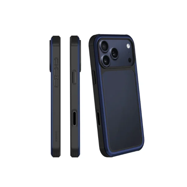 kzdoo ares case for iphone 17 side views back کاور کی‌زد دوو مدل Ares مخصوص گوشی موبایل اپل iPhone 17 Pro
