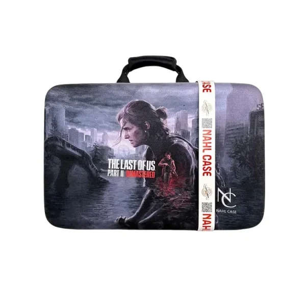 nahl last of us part ii remastered carry case for ps5 کیف حمل پلی استیشن 5 اسلیم Nahl طرح Last of US PART II Remastered
