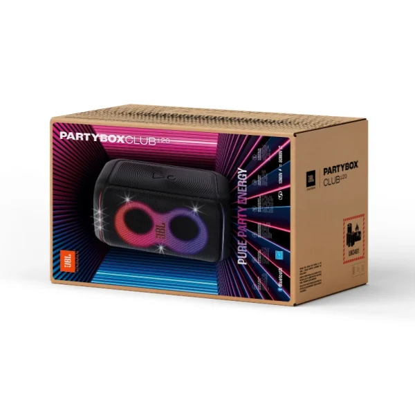 JBL PARTYBOX CLUB 120 BOX Black اسپیکر بلوتوثی جی بی ال مدل PartyBox Club 120