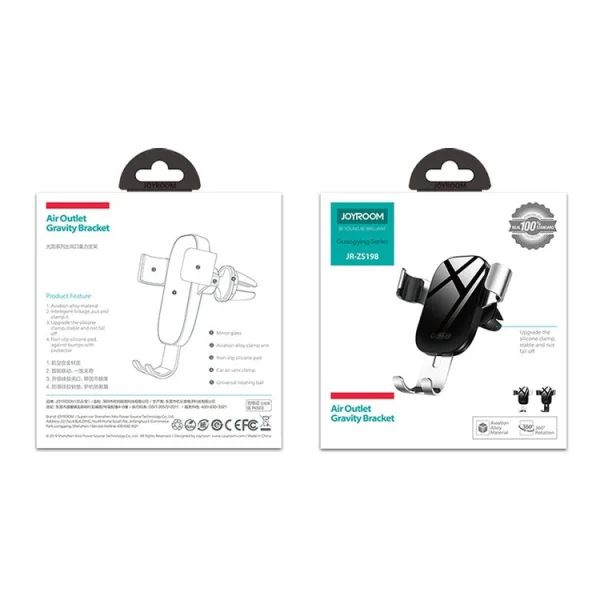 JOYROOM JR ZS198 Car Phone Holder 2 هولدر گوشی خودرو جوی‌روم مدل Joyroom JR-ZS198