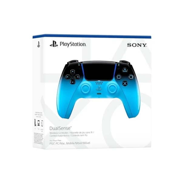PS5 DualSense Rhythm Blue 4 دسته PS5 آبی مشکی مدل DualSense Rhythm Blue