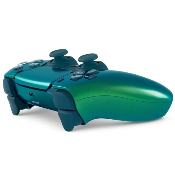 PS5 Dualsense Chroma Teal 6 دسته PS5 سبز آبی کروم مدل DualSense Chroma Teal