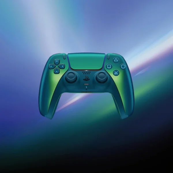 PS5 Dualsense Chroma Teal 7 دسته PS5 سبز آبی کروم مدل DualSense Chroma Teal