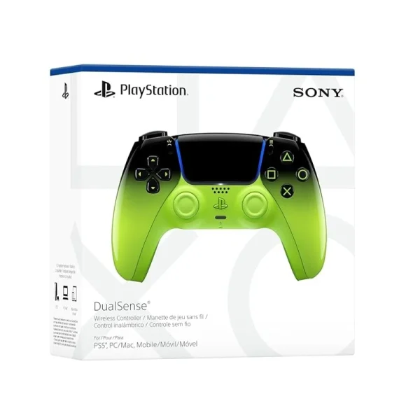 PS5 Dualsense Remix Green 2 دسته PS5 سبز مشکی مدل DualSense Remix Green