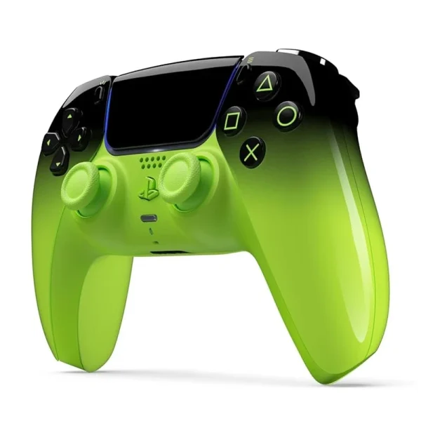 PS5 Dualsense Remix Green 4 دسته PS5 سبز مشکی مدل DualSense Remix Green