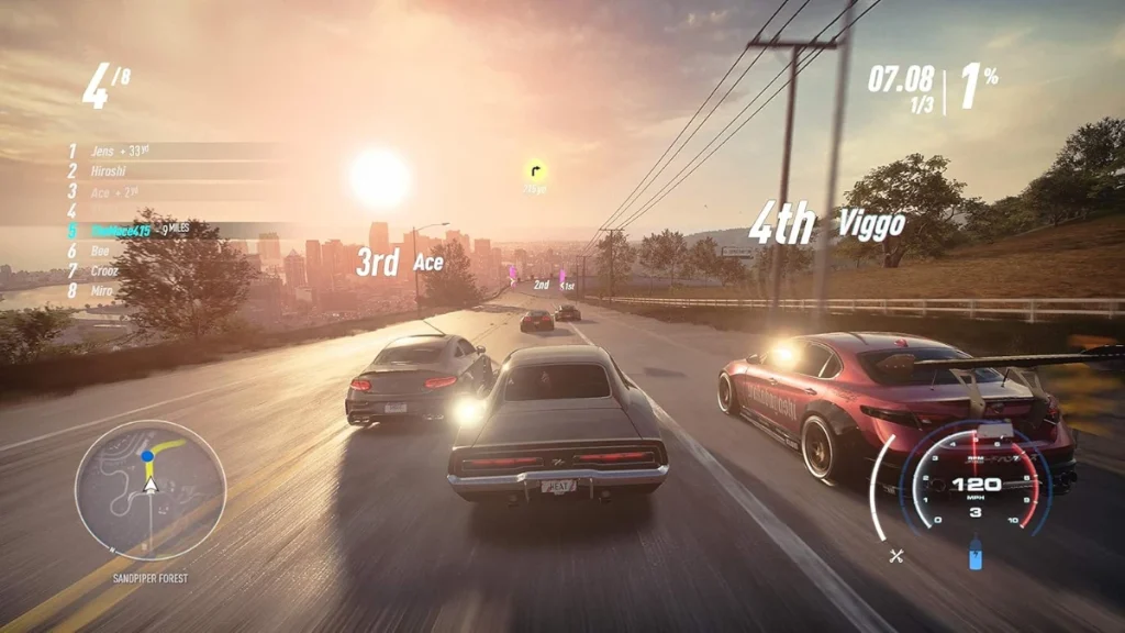 need for speed heat 8 دیسک بازی Need for Speed Heat مخصوص PS4 - کارکرده