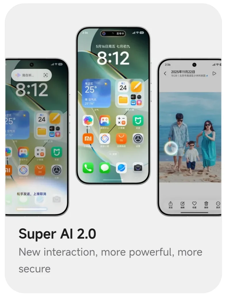 hyperos 4 super ai رونمایی شیائومی HyperOS 4؛ بررسی و گوشی‌های سازگار