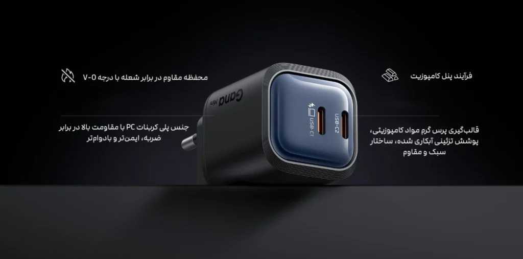 mcdodo ch 100 charger inpage 2 شارژر دیواری 45 وات مک دودو مدل Mcdodo CH-100