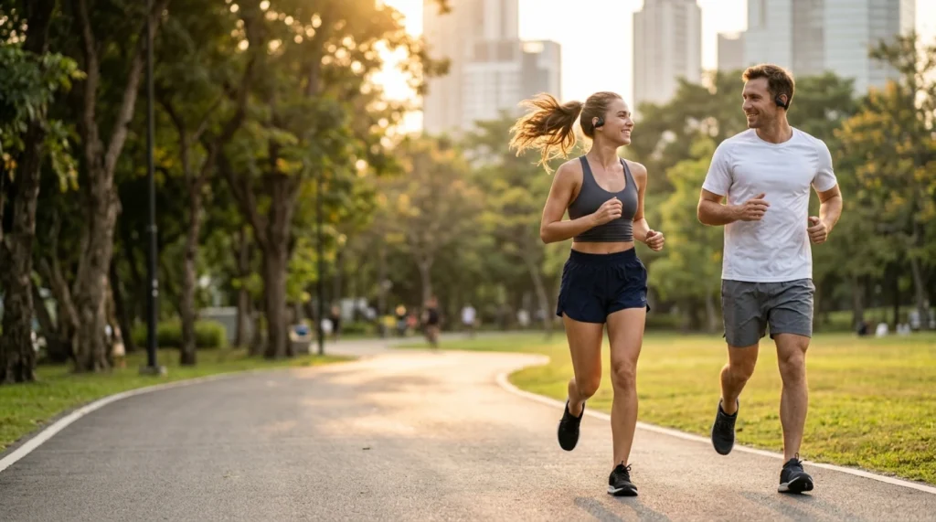 running sport earbuds بهترین هندزفری‌ های بی‌سیم مخصوص ورزش و باشگاه