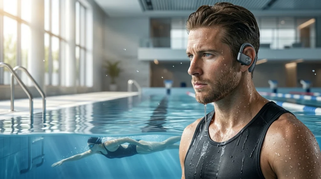 swim sport earbuds بهترین هندزفری‌ های بی‌سیم مخصوص ورزش و باشگاه