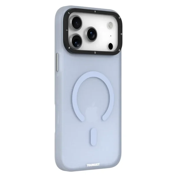 youngkit hidden sand iphone 17 pro max blue 1 کاور یانگ کیت مناسب iPhone 17 Pro Max مدل Hidden Sand Matte Texture
