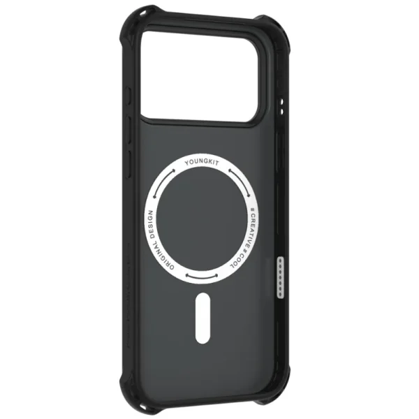 youngkit true color iphone 17 pro max back plate کاور یانگ کیت مناسب iPhone 17 Pro Max مدل True Color Luggage-Inspired