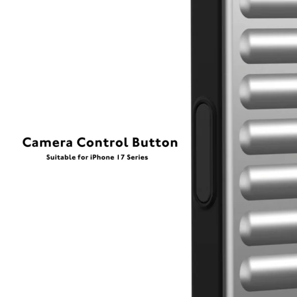 youngkit true color iphone 17 pro max camera control button کاور یانگ کیت مناسب iPhone 17 Pro Max مدل True Color Luggage-Inspired