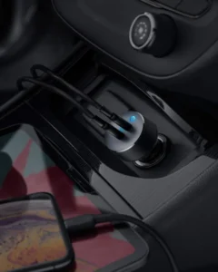 Anker PowerDrive III Duo A2724 5 شارژر فندکی 40 وات انکر مدل PowerDrive III Duo A2724