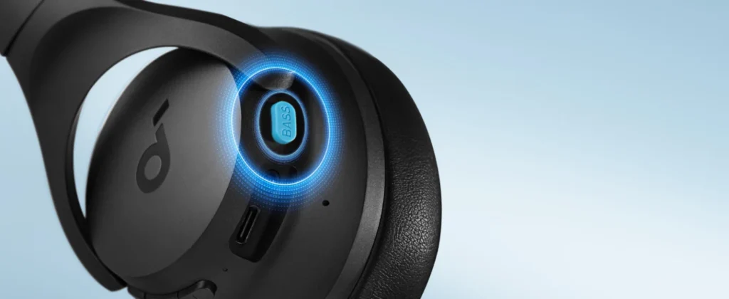 anker soundcore q11i a3005 bassup button inpage هدفون بلوتوثی انکر مدل Soundcore Q11i - A3005